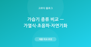 가습기 가열식 vs 초음파 vs 자연기화 — 차이·추천